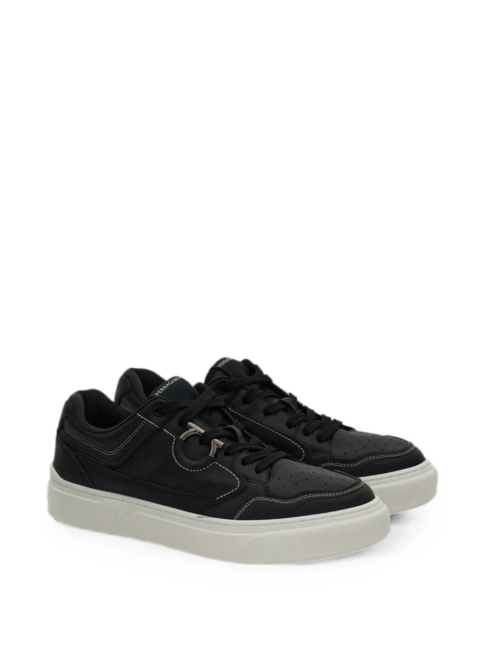 Ferragamo Gancini sneakers Zwart