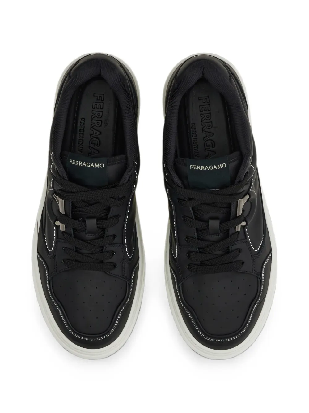 Ferragamo Gancini sneakers Zwart