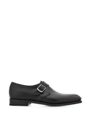 Ferragamo Tramezza Double Monkstrap | Black | FARFETCH