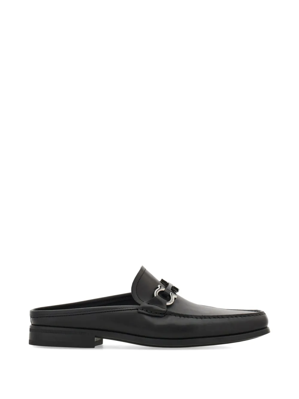 Ferragamo Gancini ornament mules - Nero