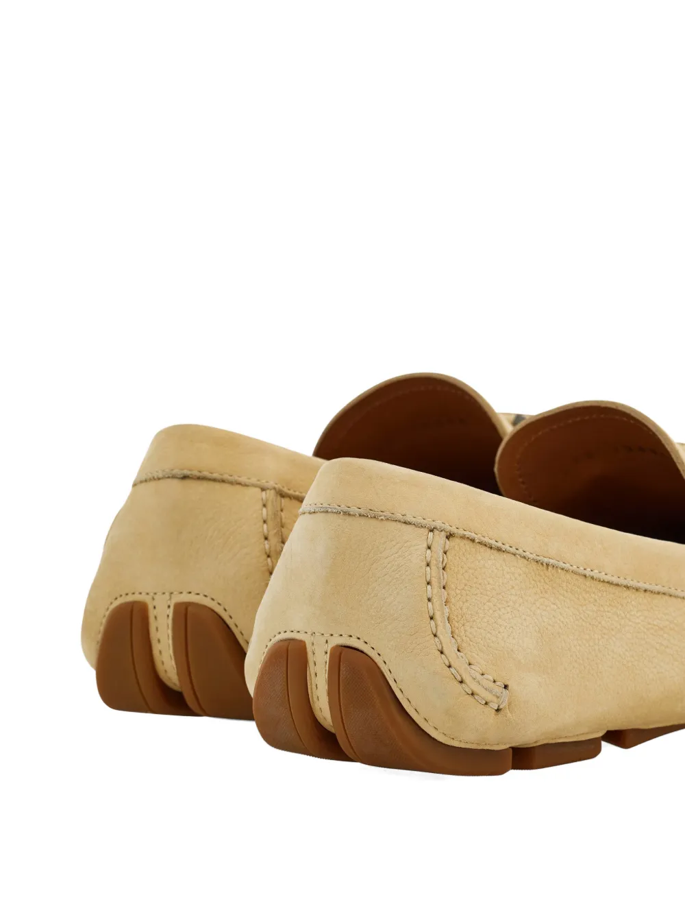 Ferragamo Gancini verfraaide loafers Beige