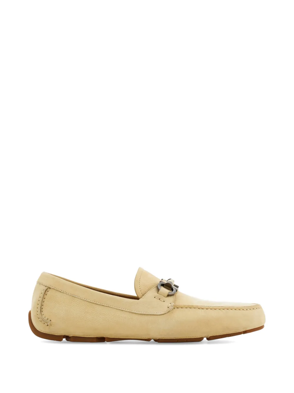 Ferragamo Gancini ornament driver loafers - Toni neutri