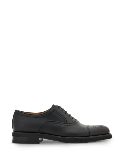 Ferragamo Sapato Oxford com detalhe broguing