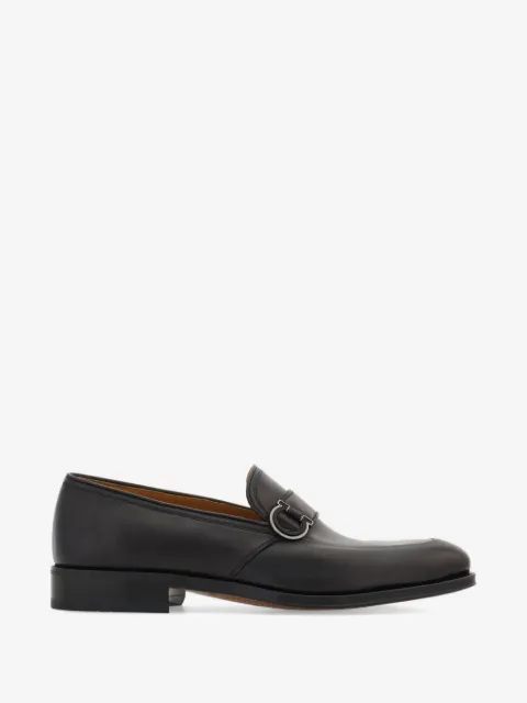Ferragamo Gancini ornament moccasins