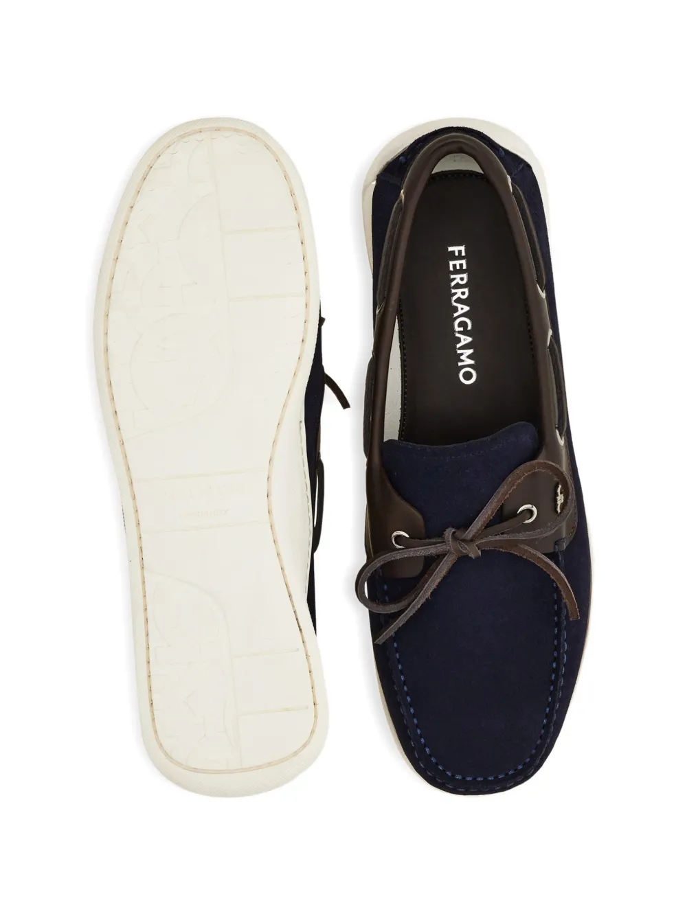 Ferragamo Bootschoenen Blauw