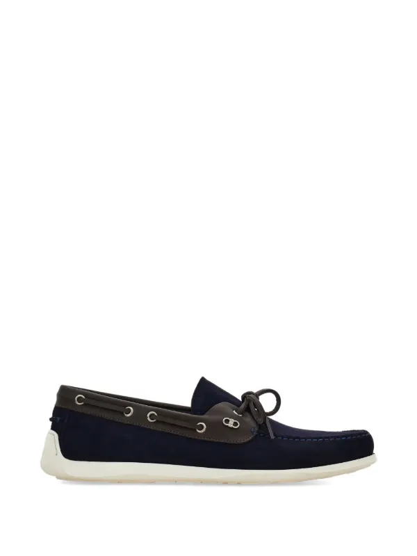 Ferragamo デッキシューズ | ブルー | FARFETCH JP