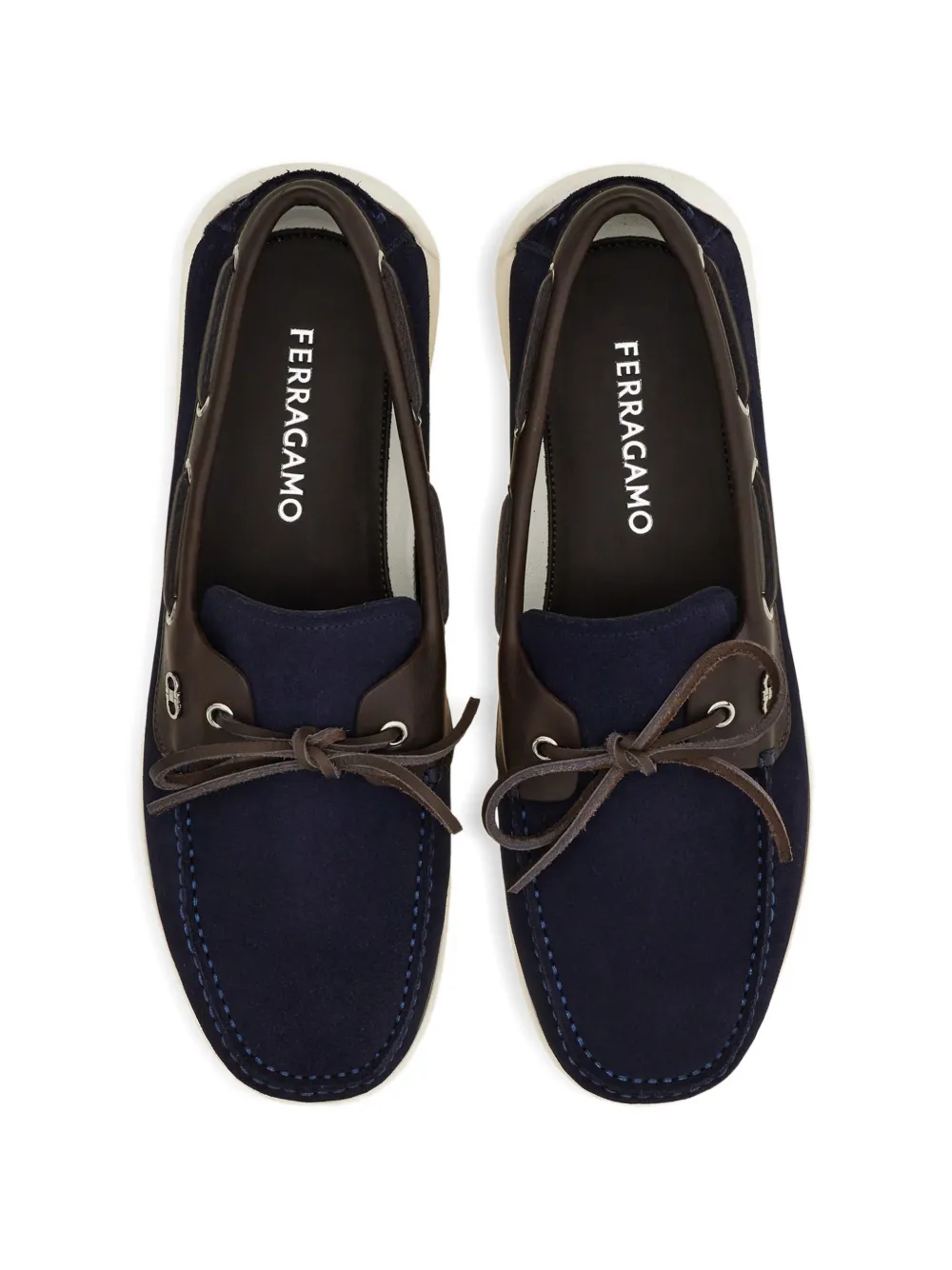 Ferragamo Bootschoenen Blauw