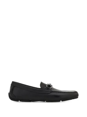 Ferragamo スエード ローファー | ブラック | FARFETCH JP