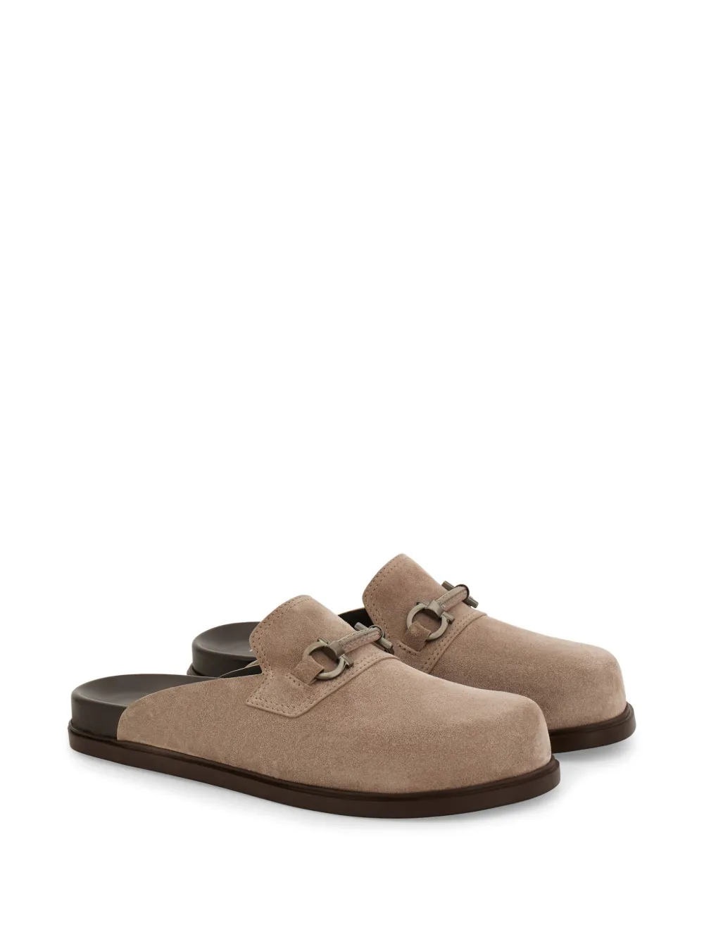 Ferragamo Gancini muiltjes Beige