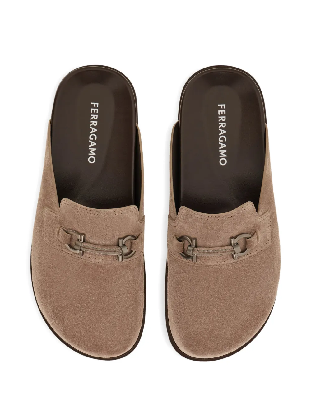 Ferragamo Gancini muiltjes Beige