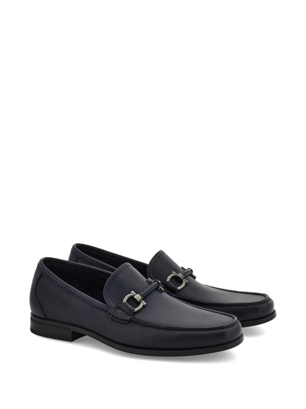 Ferragamo Gancini Ornament loafers Blauw