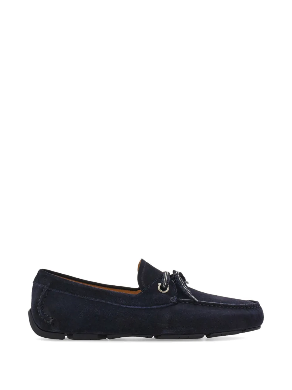 Ferragamo laced driver loafers - Blu