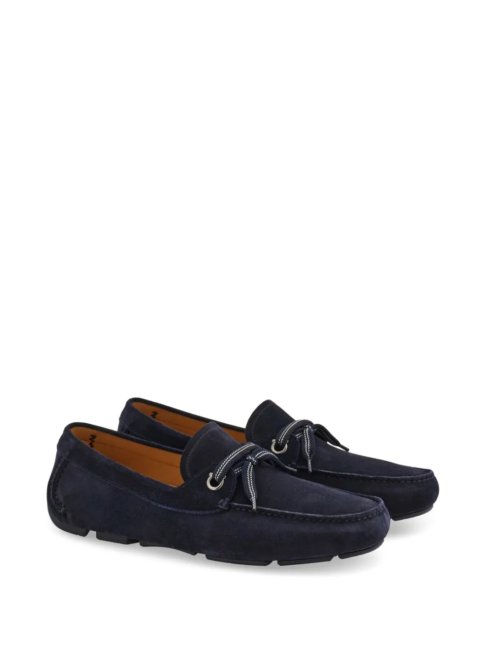 Ferragamo Loafers met veters Blauw