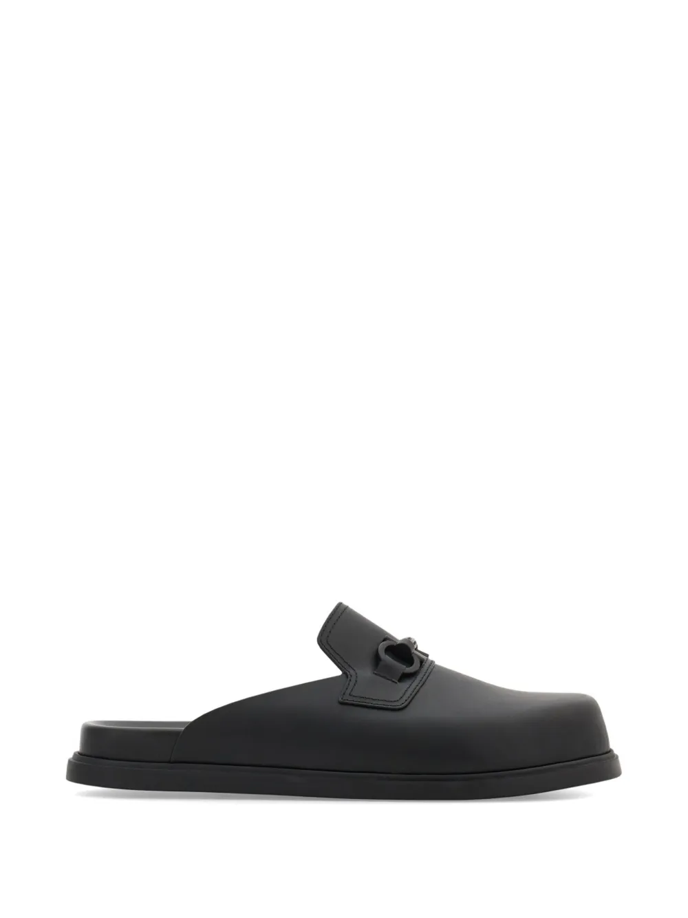Ferragamo Gancini ornament mules - Nero
