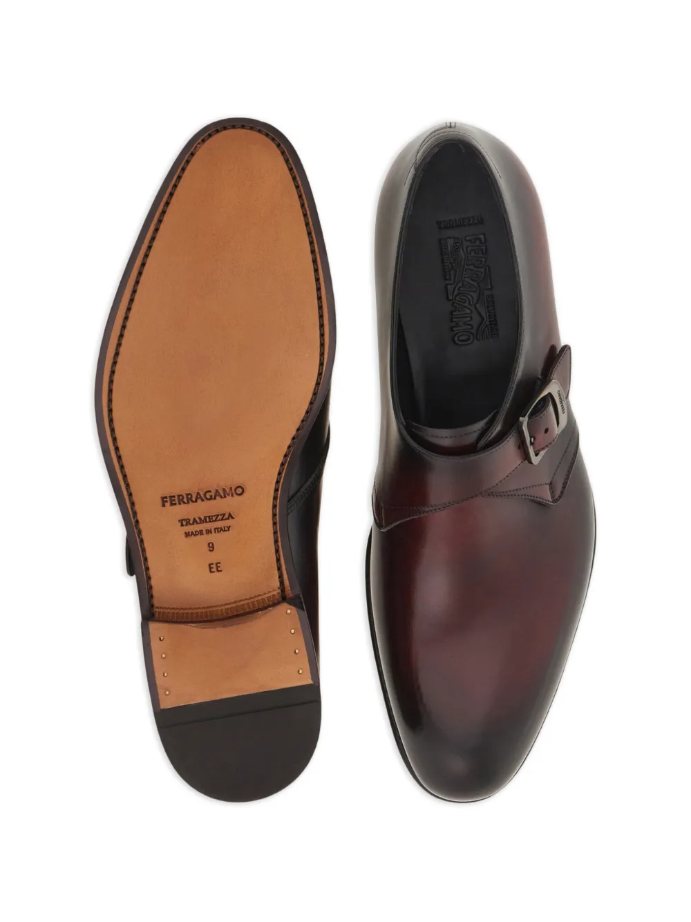 Ferragamo Tramezza gespschoenen Rood
