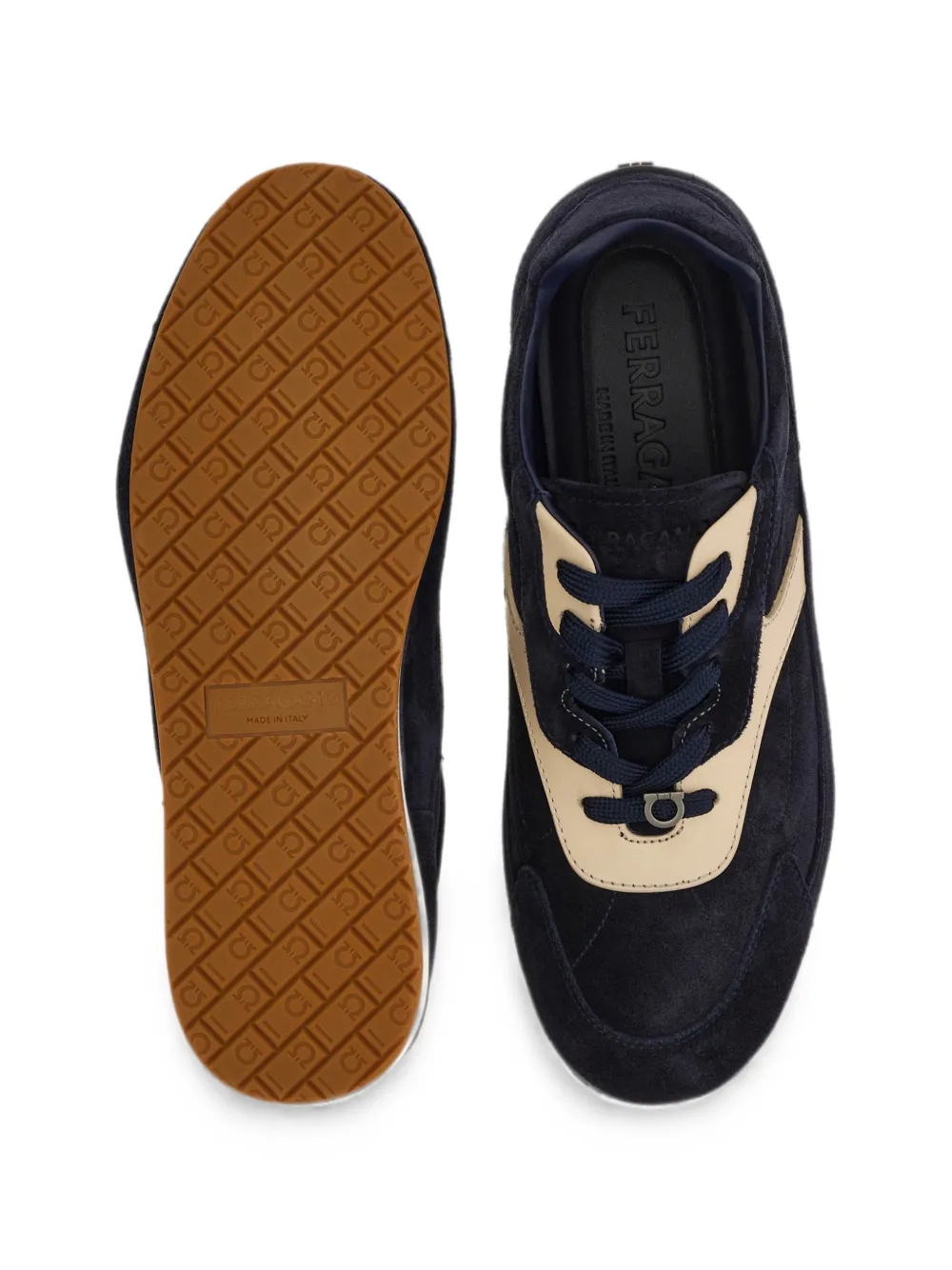 Ferragamo low top sneakers Blauw