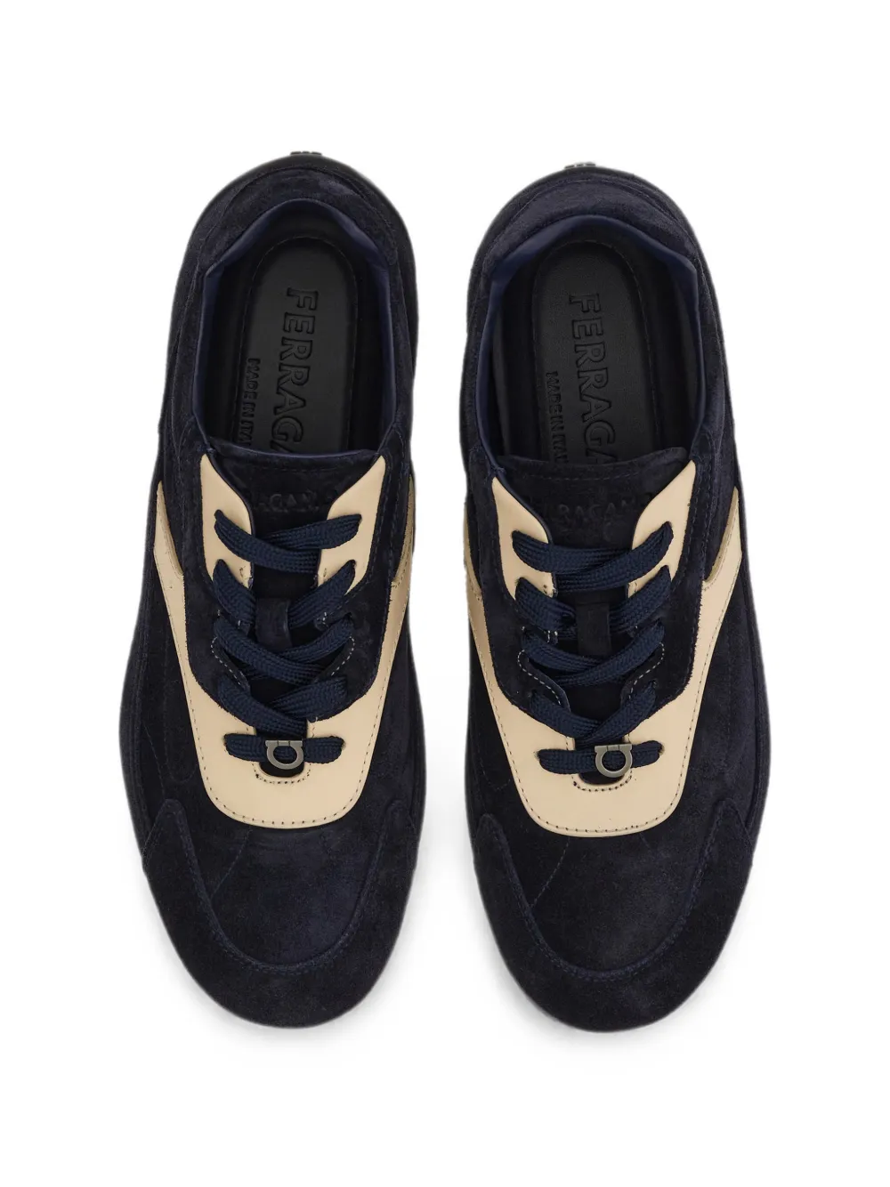 Ferragamo low top sneakers - Blue