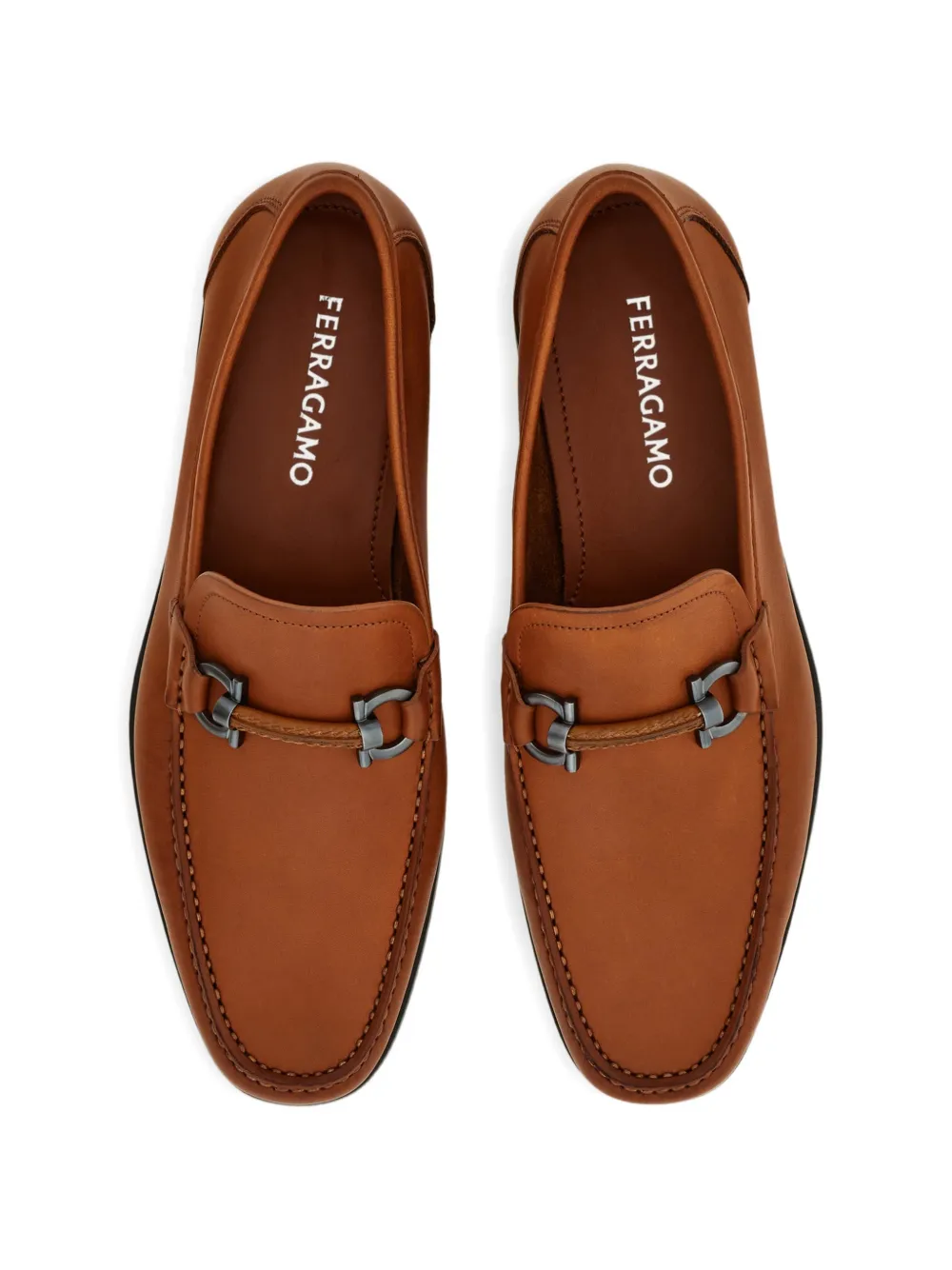 Ferragamo Gancini Ornament loafers Bruin