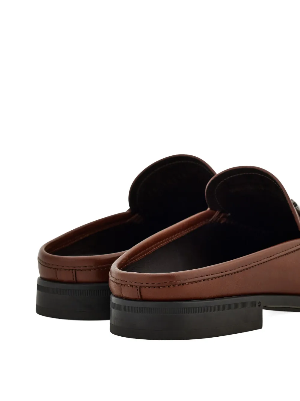 Ferragamo Muiltjes met Gancini-detail Bruin