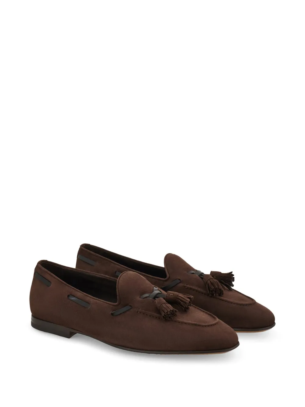 Ferragamo Loafers met kwastje Bruin