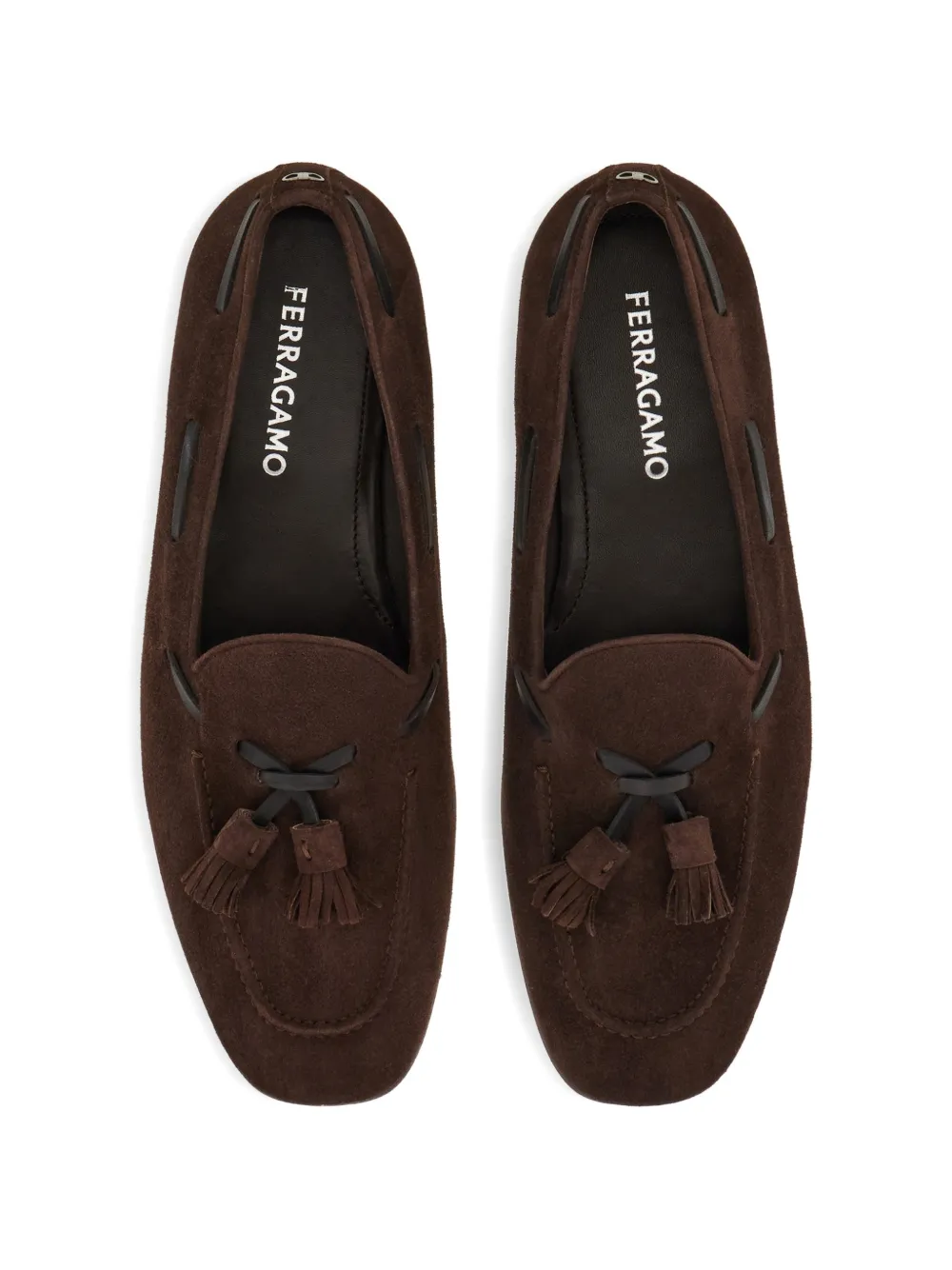 Ferragamo Loafers met kwastje Bruin
