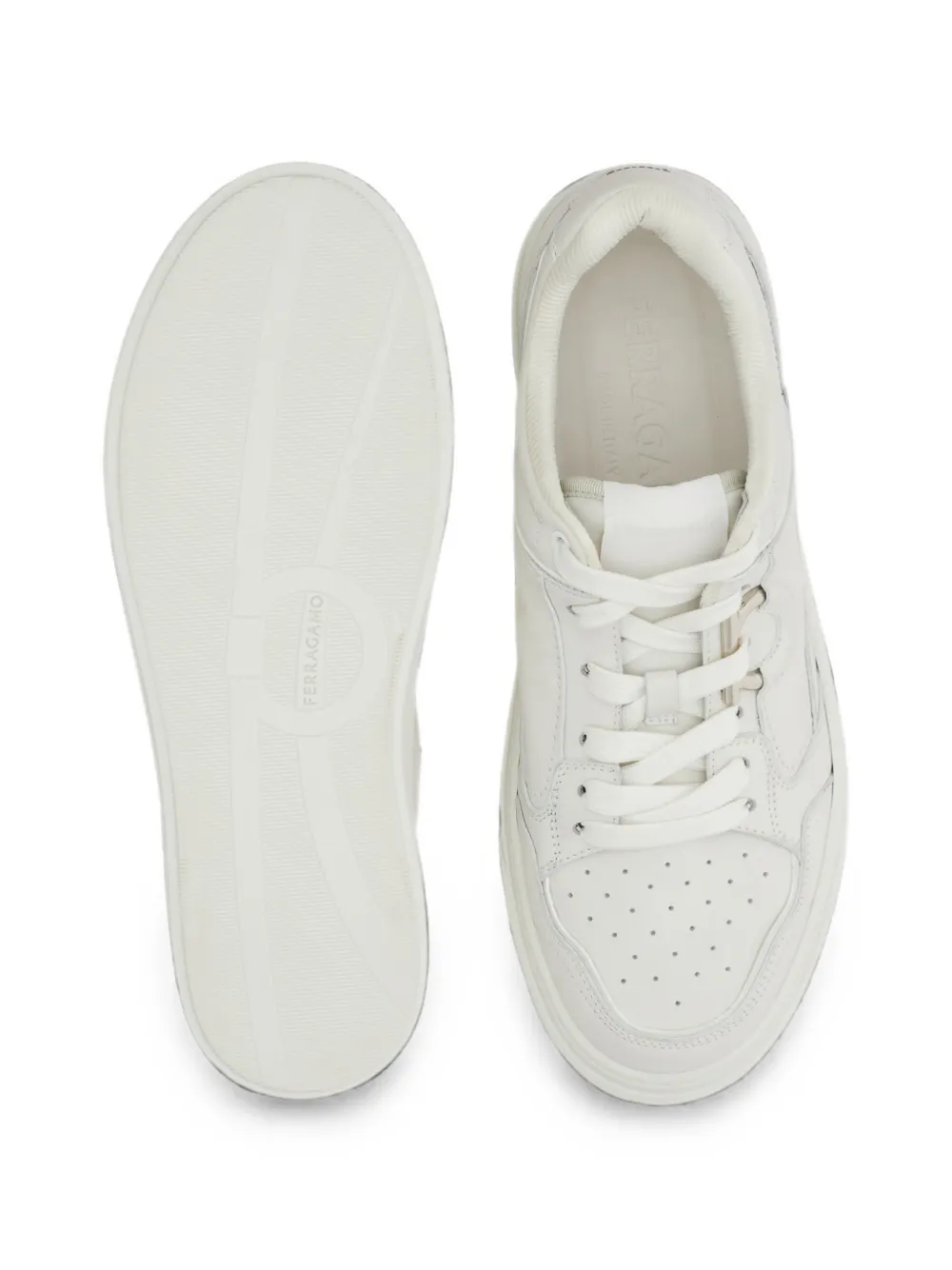 Ferragamo Gancini sneakers Beige