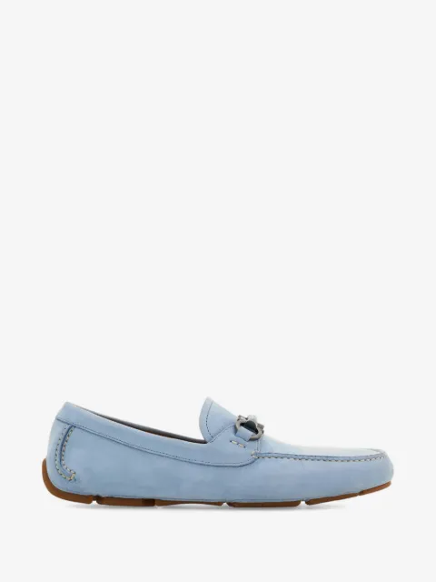 Ferragamo Gancini ornament driver loafers