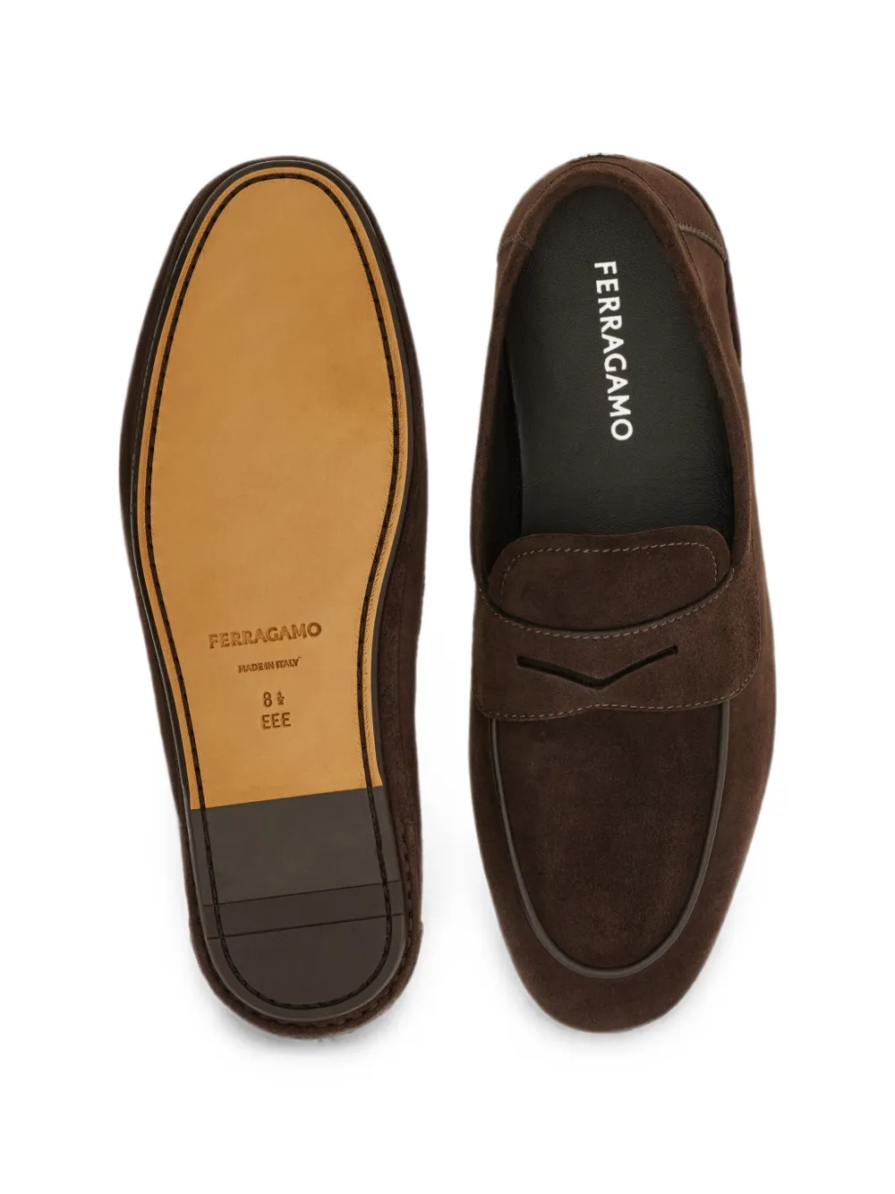 Ferragamo suede loafers Bruin