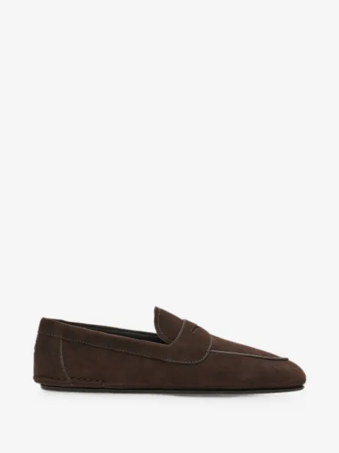 Ferragamo suede loafers