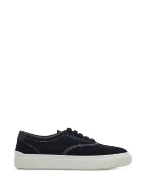 Ferragamo Gancini Leather slip-on Sneakers | Blue | FARFETCH