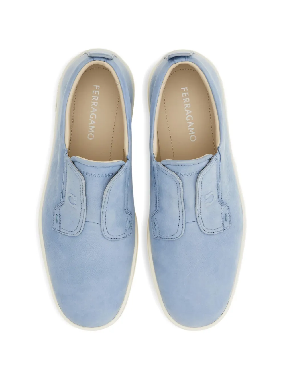Ferragamo Slip-on sneakers Blauw