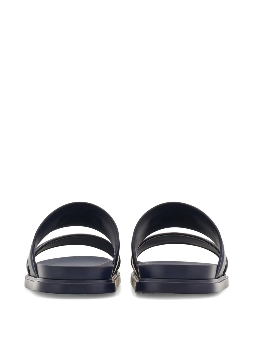 Ferragamo Gancini sandalen met dubbele bandjes Blauw