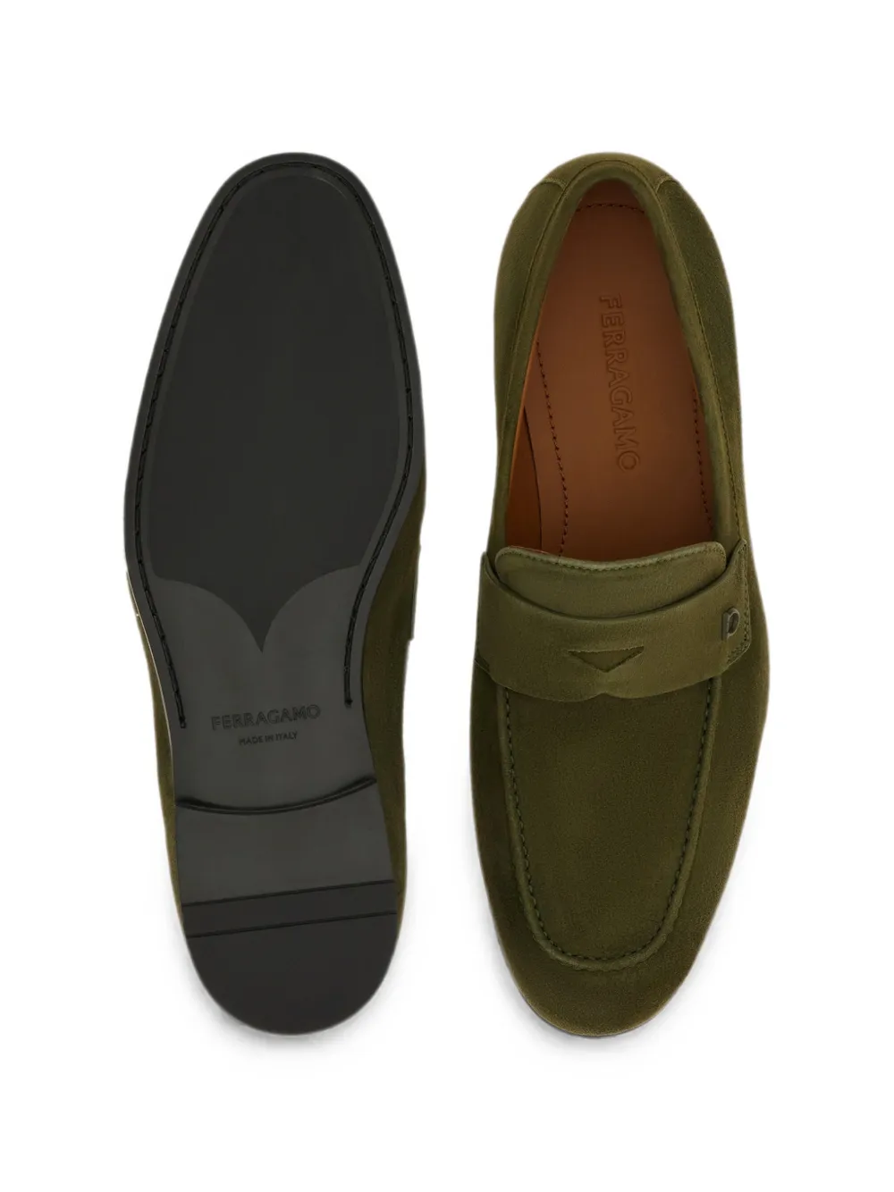 Ferragamo Penny loafers Groen