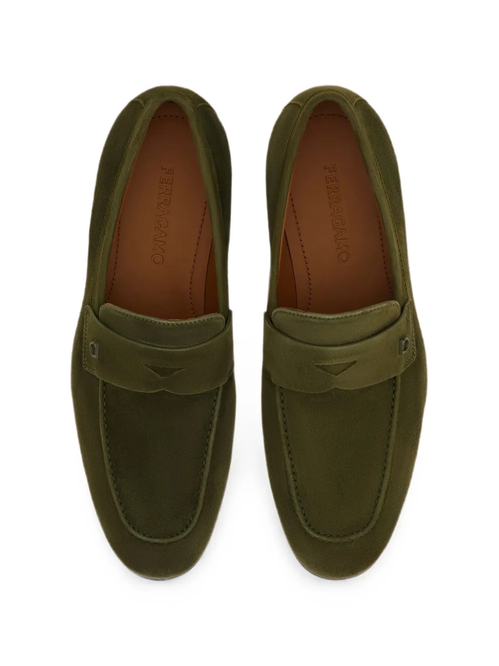 Ferragamo Penny loafers Groen