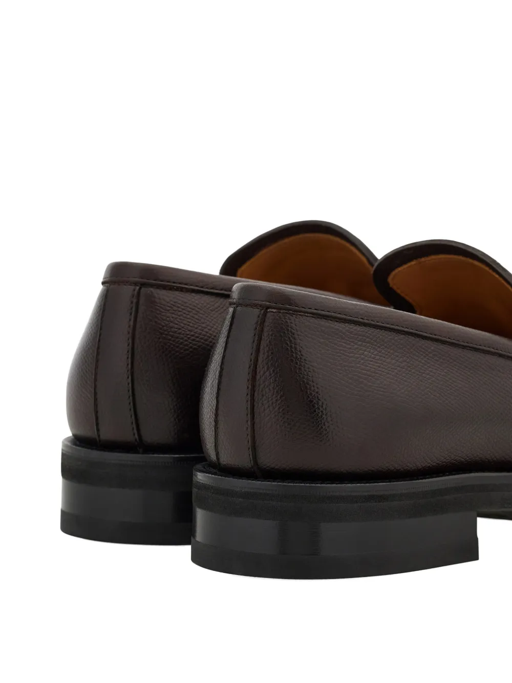 Ferragamo Leren penny loafers Bruin