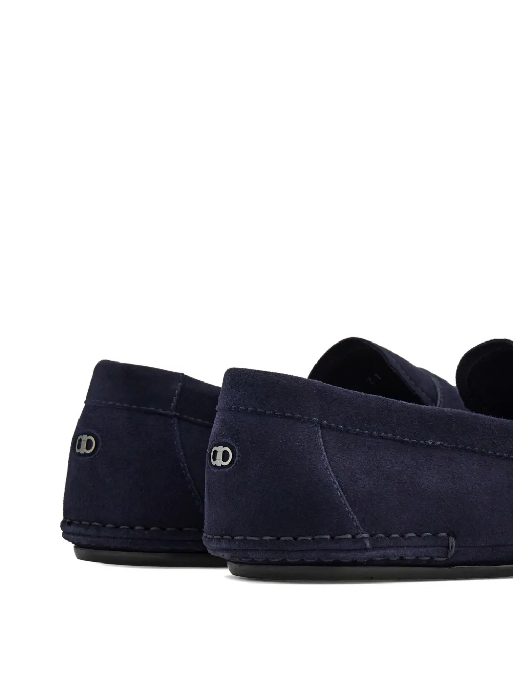 Ferragamo Suède loafers Blauw