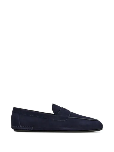 Ferragamo loafers i mocka