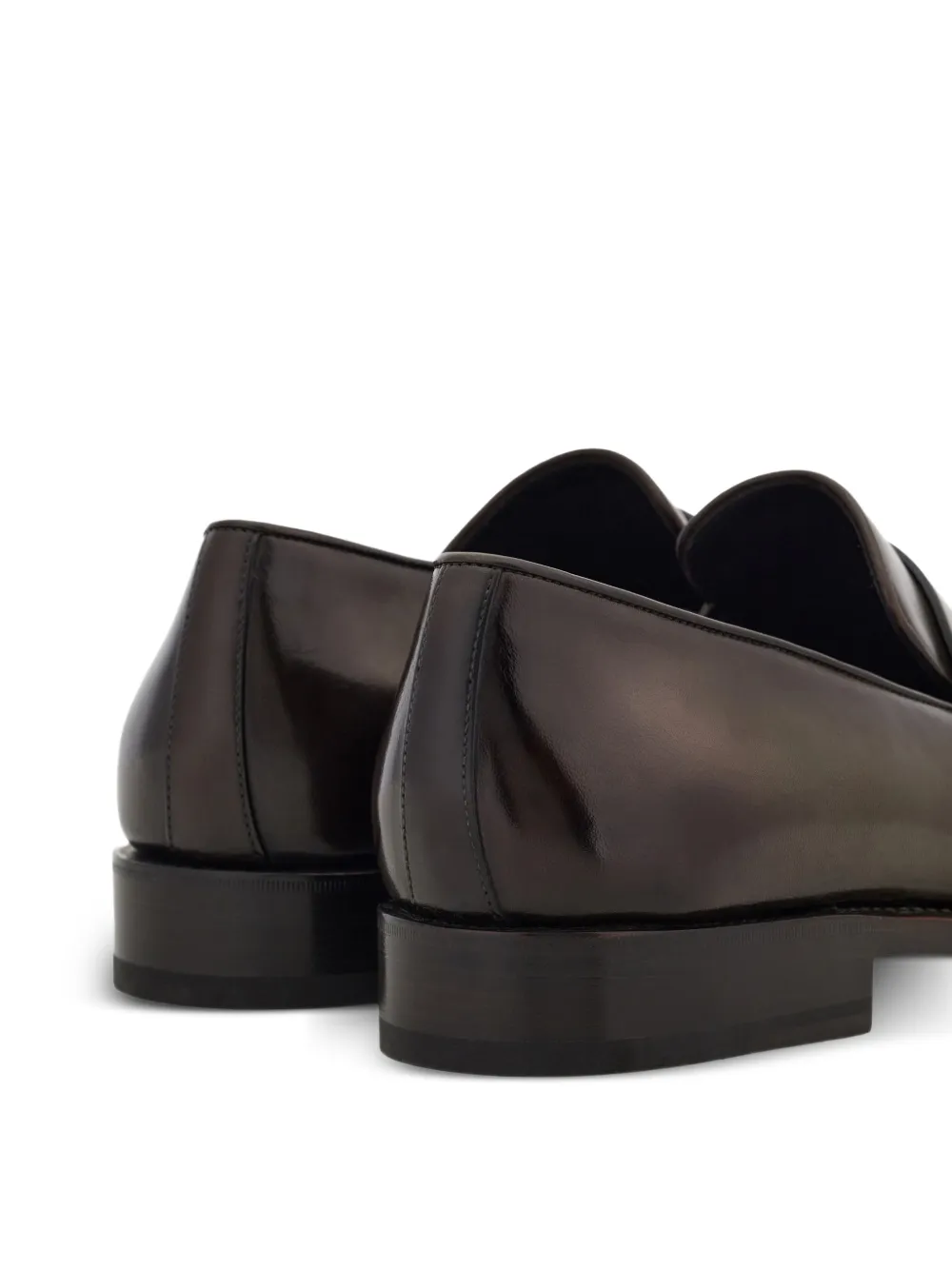 Ferragamo Tramezza penny loafers Groen