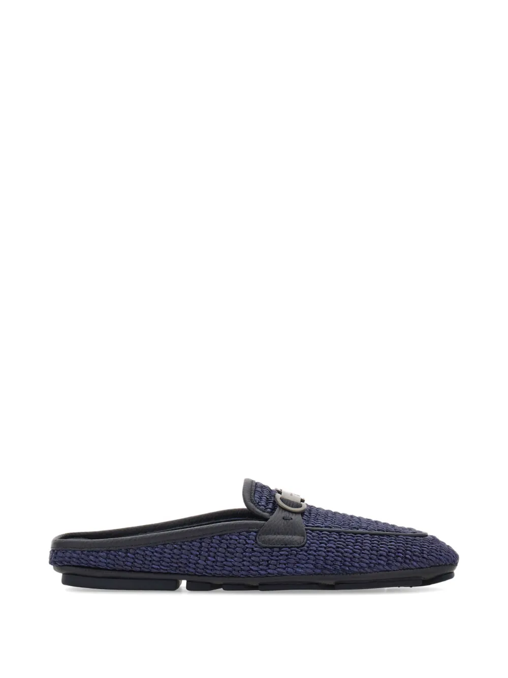 Ferragamo Gancini ornament mules - Blu