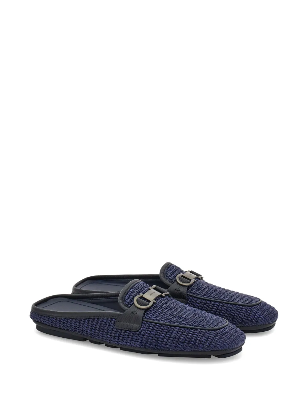 Ferragamo Gancini muiltjes Blauw