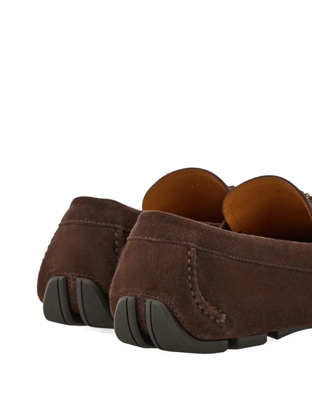 Ferragamo Loafers met veters Bruin