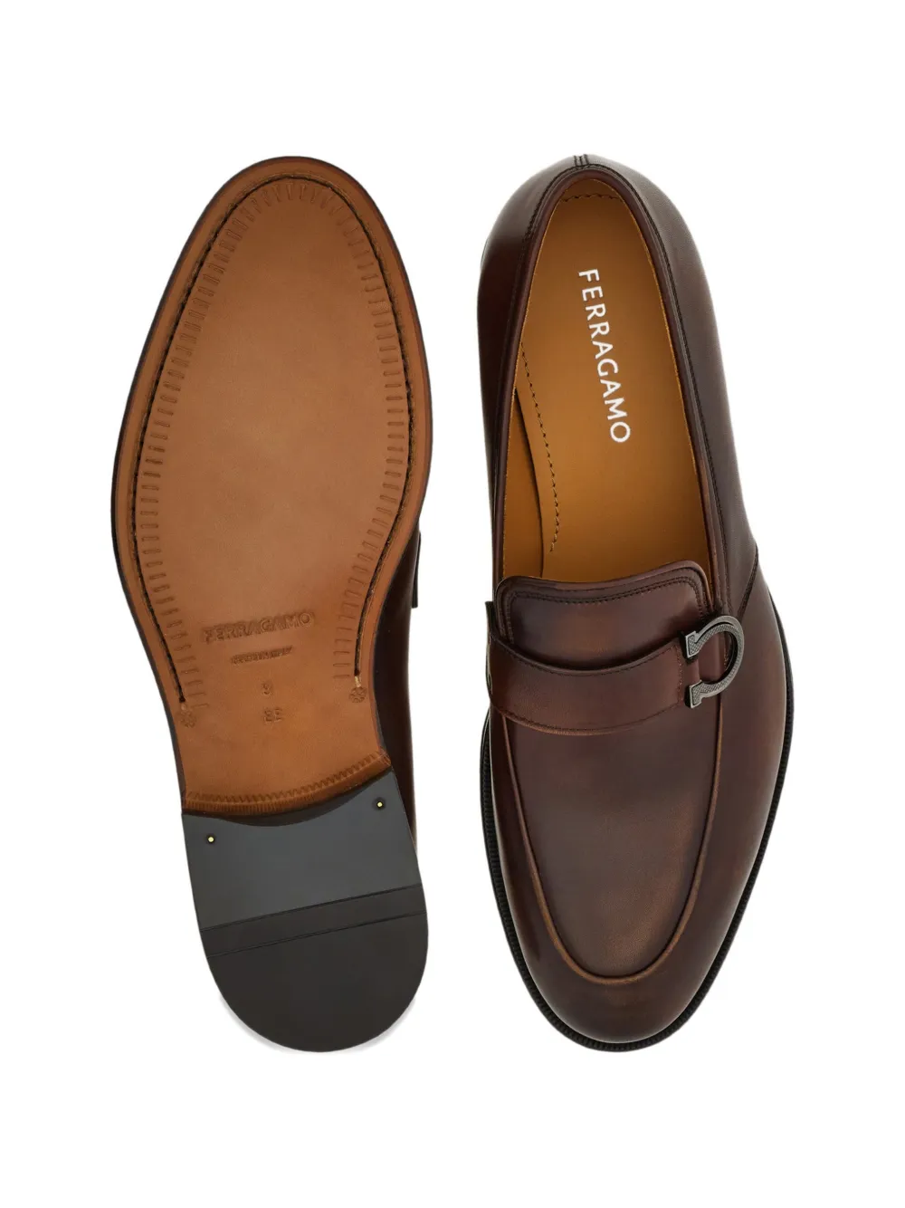 Ferragamo Gancini mocassins Bruin