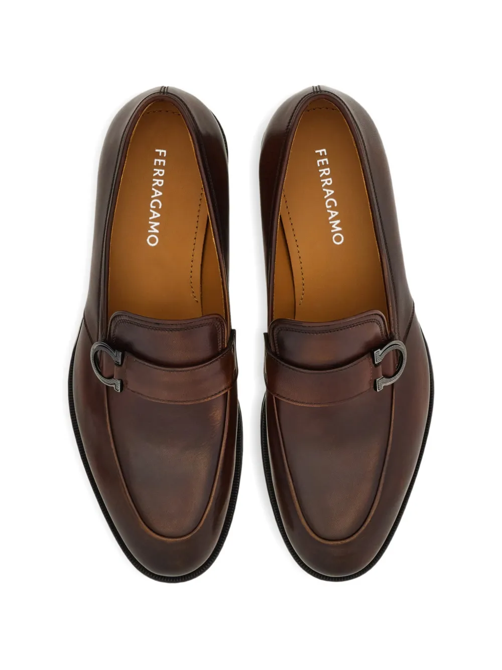 Ferragamo Gancini mocassins Bruin