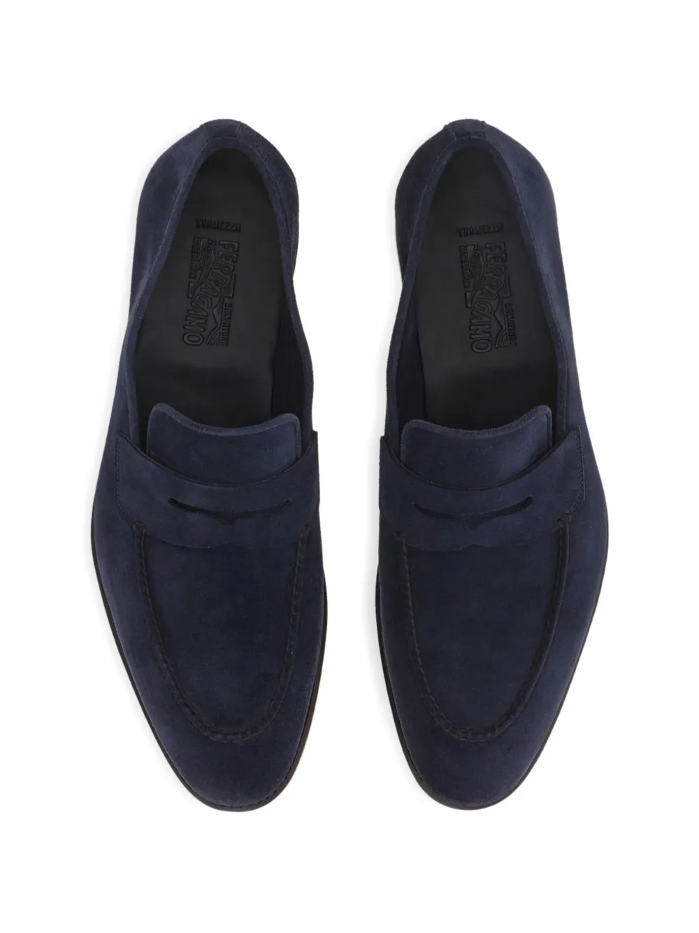 Ferragamo Tramezza penny loafers Blauw