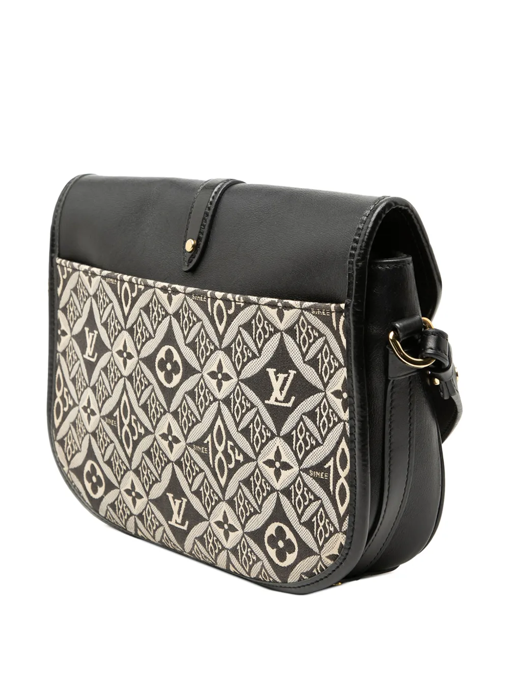 Louis Vuitton Pre-owned 2020 Since 1854 Neo Saumur MM Crossbody Bag in Black, view 3
