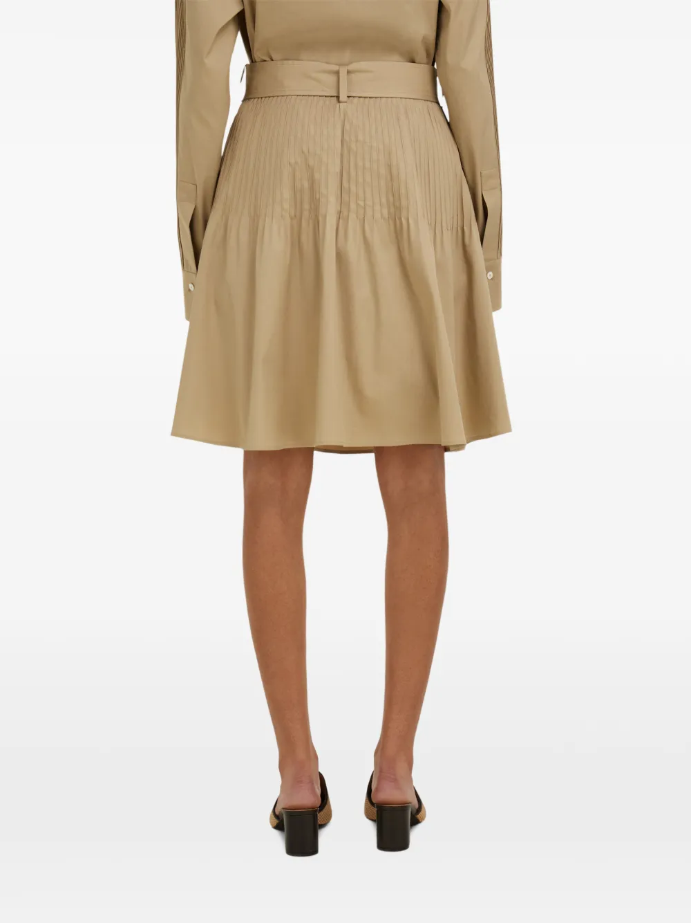 Ferragamo Rok met micro-detail Beige