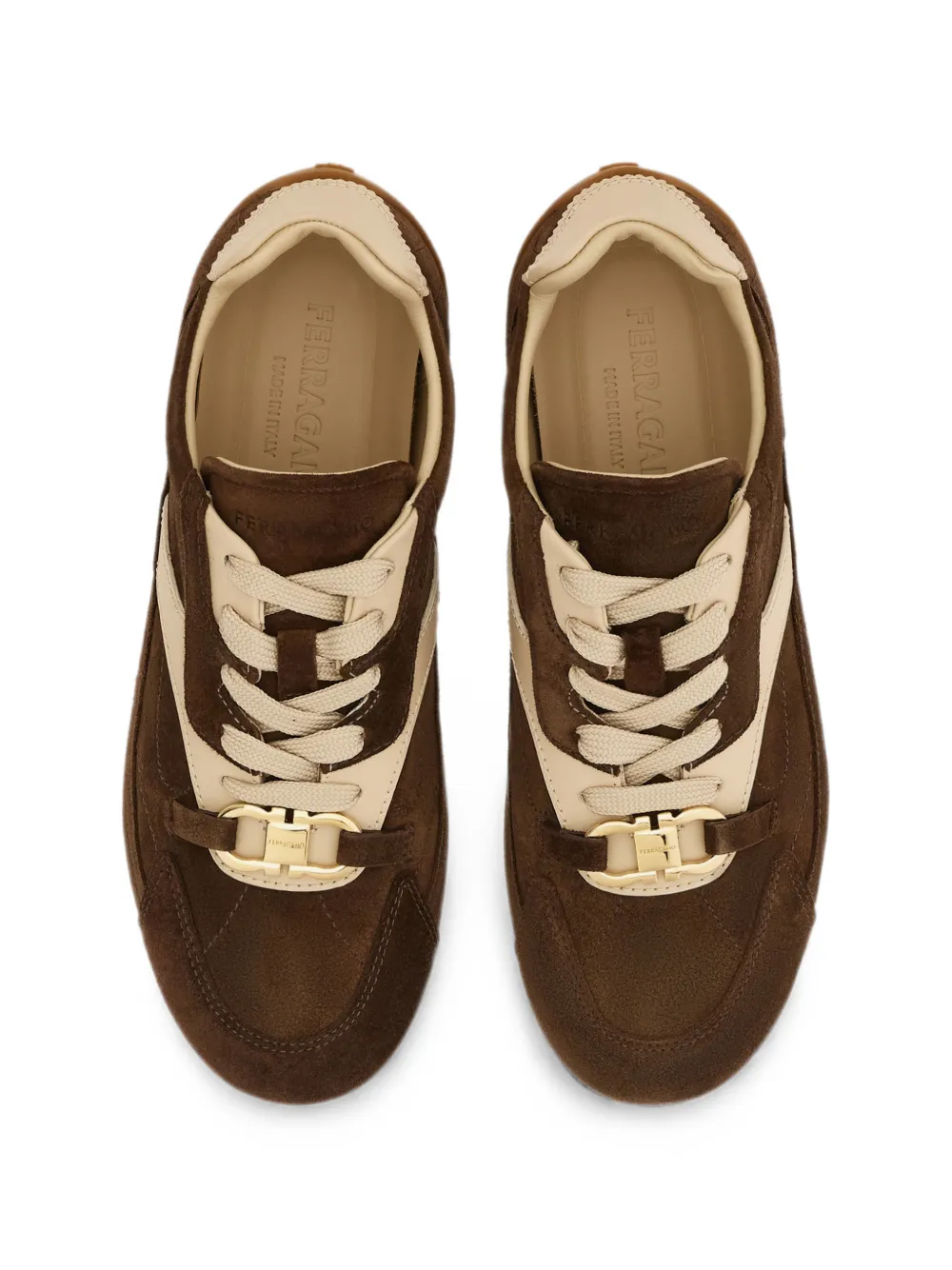 Ferragamo Gancini ornament sneakers Bruin