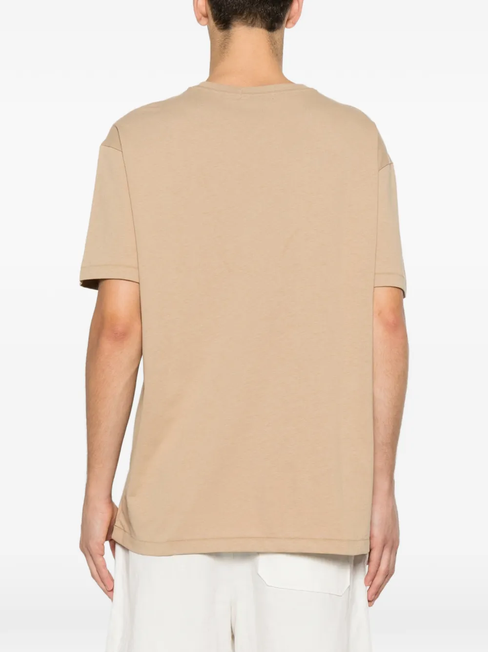 Polo Ralph Lauren T-shirt met geborduurd logo Beige
