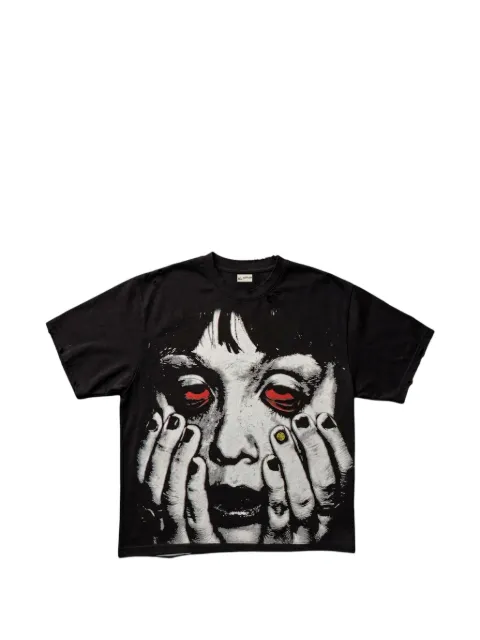 ALL HUMAN distressed graphic-print T-shirt