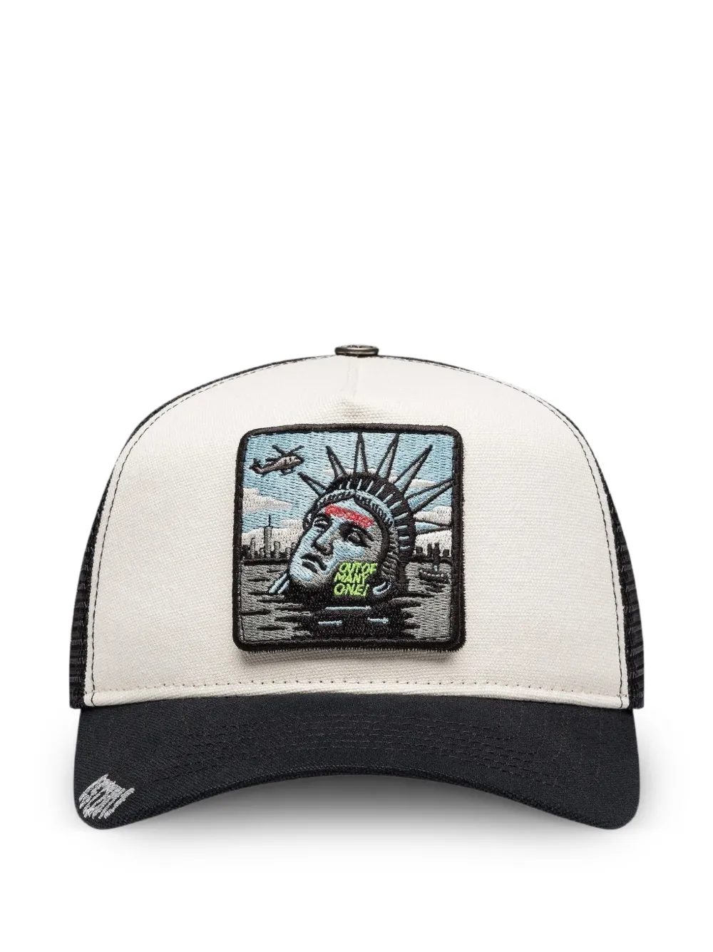 GODSPEED Mood II interchangeable-patch trucker hat - Nero